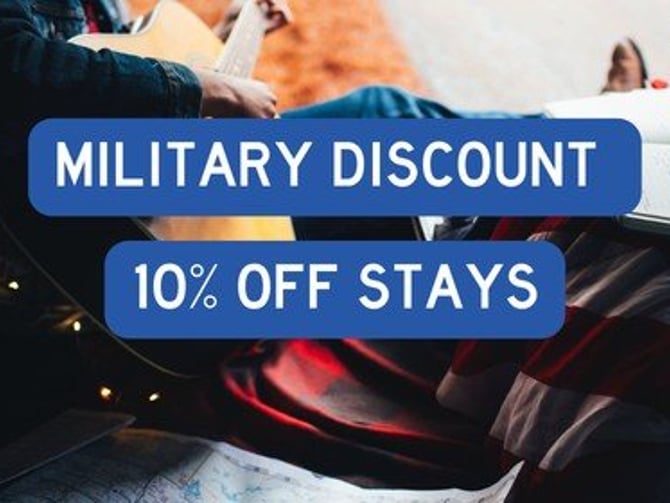 Military discount 10% off